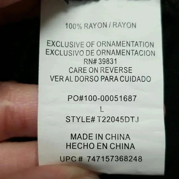 {Jolt} Womens Wide Leg Rayon Pants Size Large - Picture 13 of 14